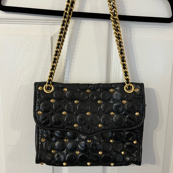 Rebecca Minkoff Handbags - Rebecca Minkoff Black Studded Shoulder Bag